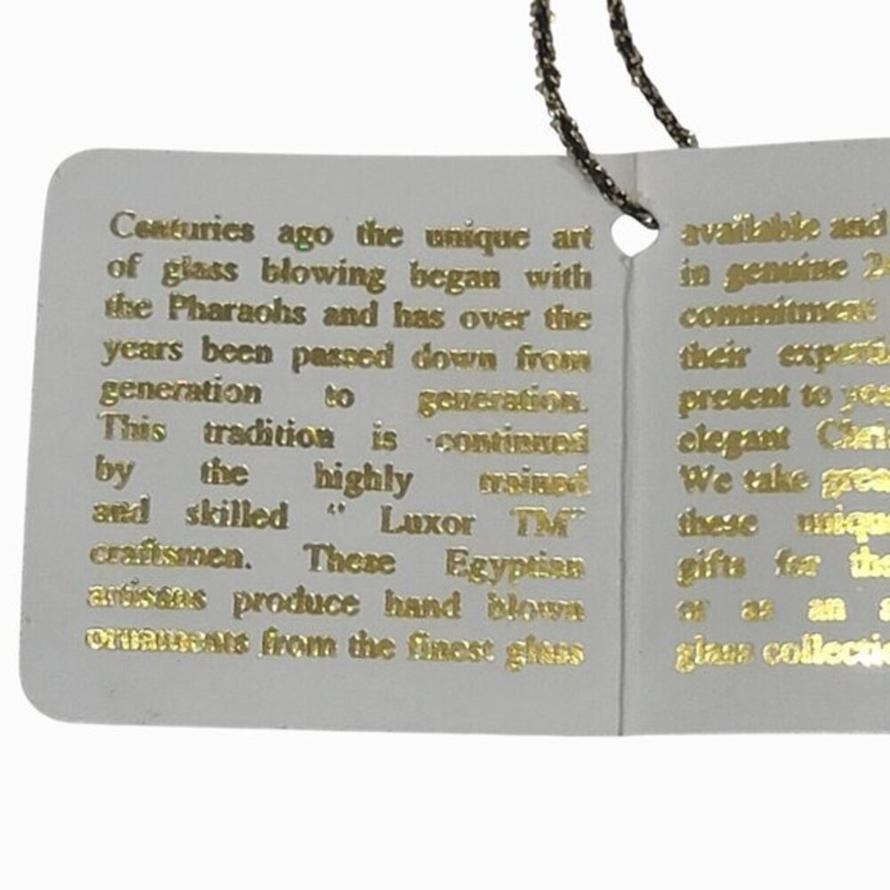 Kurt S. Adler Luxor Collection Glass Ornament Gold - Picture 6 of 8